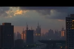 《纸飞机航线》缩略图，天台起飞的手折纸飞机