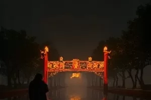 《银色信号塔》缩略图，山间的信号发射塔